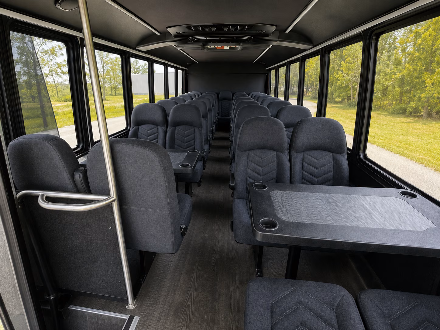 vacaville 15 passenger minibus inside