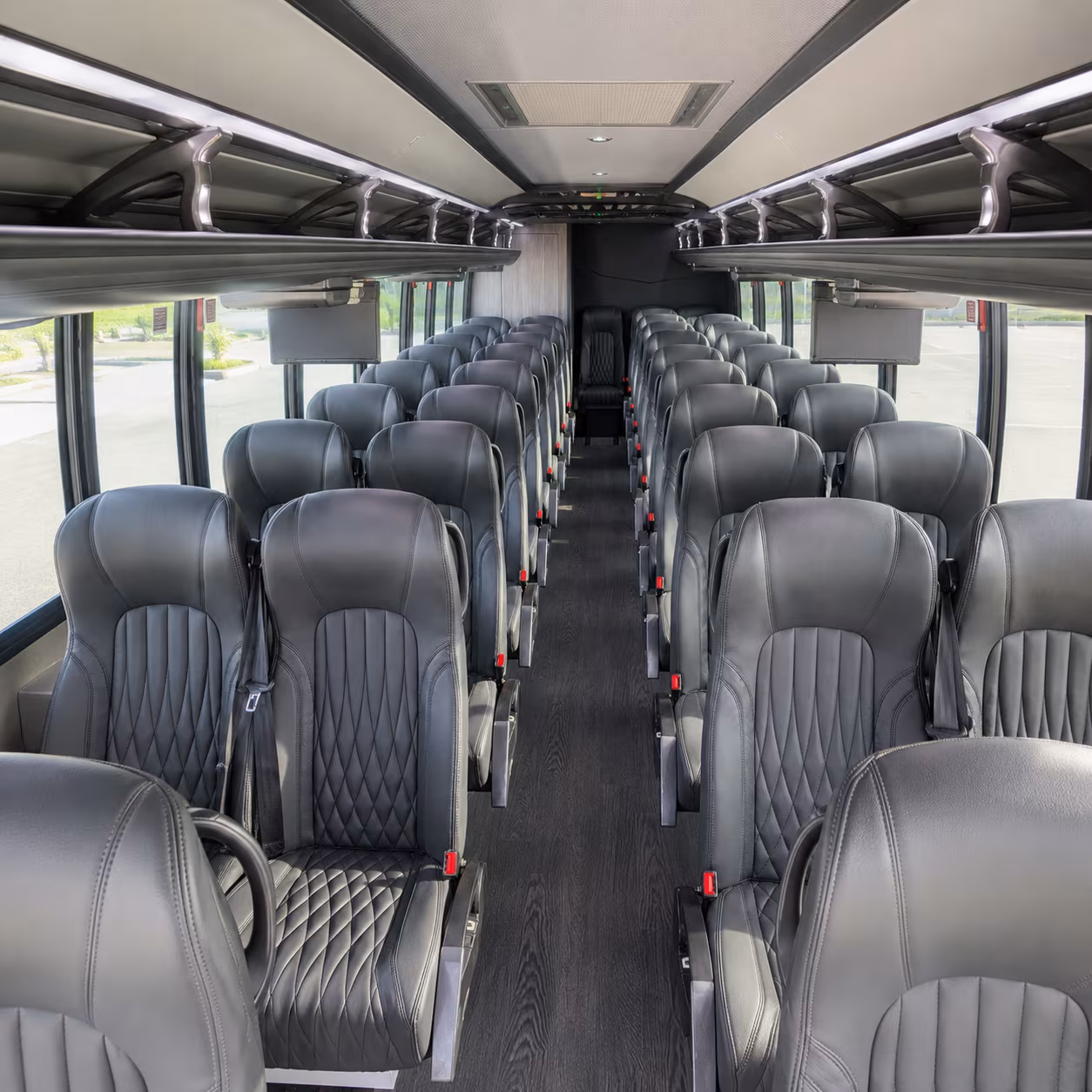 vacaville 30 passenger minibus inside