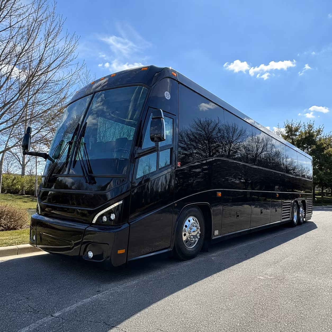 vacaville 56 passenger charter bus