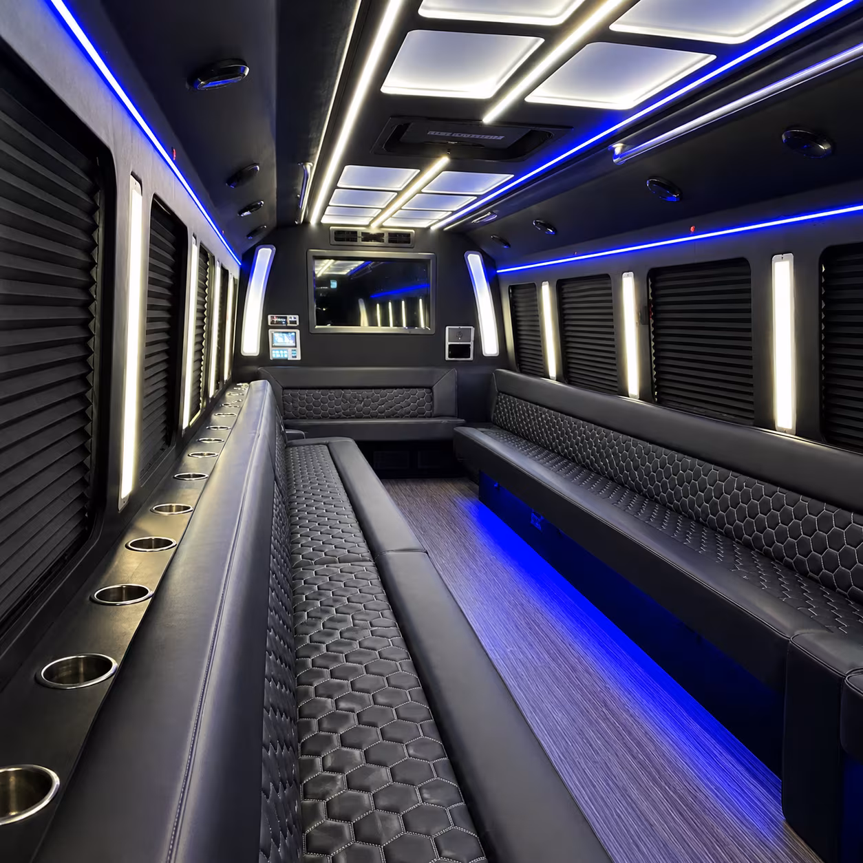 vacaville party bus inside