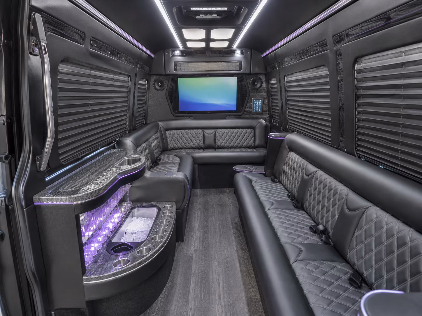 vacaville sprinter limousine interior